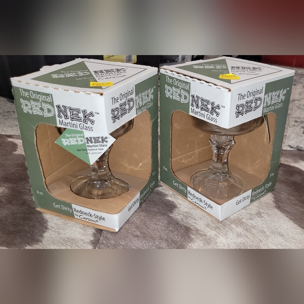 REDNEK Martini Glasses
